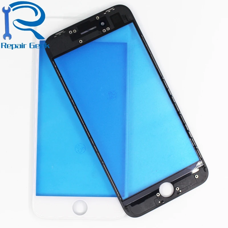 Ремонт Geek 2 шт Холодный пресс Передний экран стекло с рамкой для iphone 5 5S 5c 6 6s 7 7g 8 8p