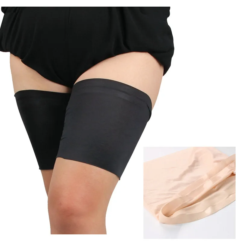 

2019 Thigh Bands Summer Sexy High Elastic Thigh Slimmer Bands Women Anti-skid Socks Thigh Garters Leg Warmers One Pair S-4XL