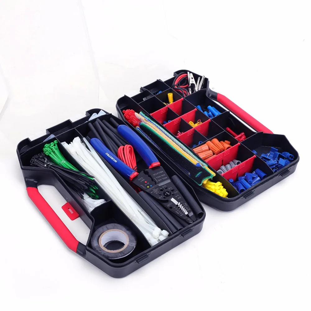 WORKPRO 582PC Electrician Tools Electrical Network Tool Set Fiber Optic Tool Kit Home Tool Set WORKPRO 582PC Electrician Tools Electrical Network Tool Set Fiber Optic Tool Kit Home Tool Set