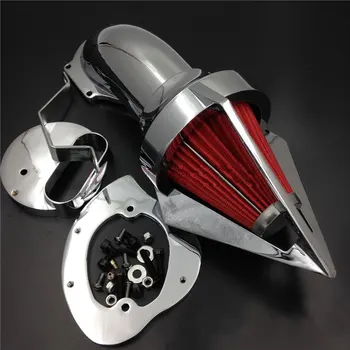 

For 1999&up Yamaha V-Star 1100 Dragstar 1100 XVS1100 Motorcycle Air Cleaner Kit Intake Filter Chrome 1999 2000 2001