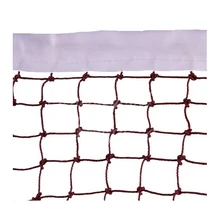 ELOS-стандартная плетеная сетка для бадминтона, 6,0 м x 0,75 м, белая кромка