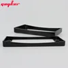 1 Unidades negro Humbucker marcos cuello y puente Pickup anillo de montaje curvado cónico para LP guitarra eléctrica ► Foto 3/4