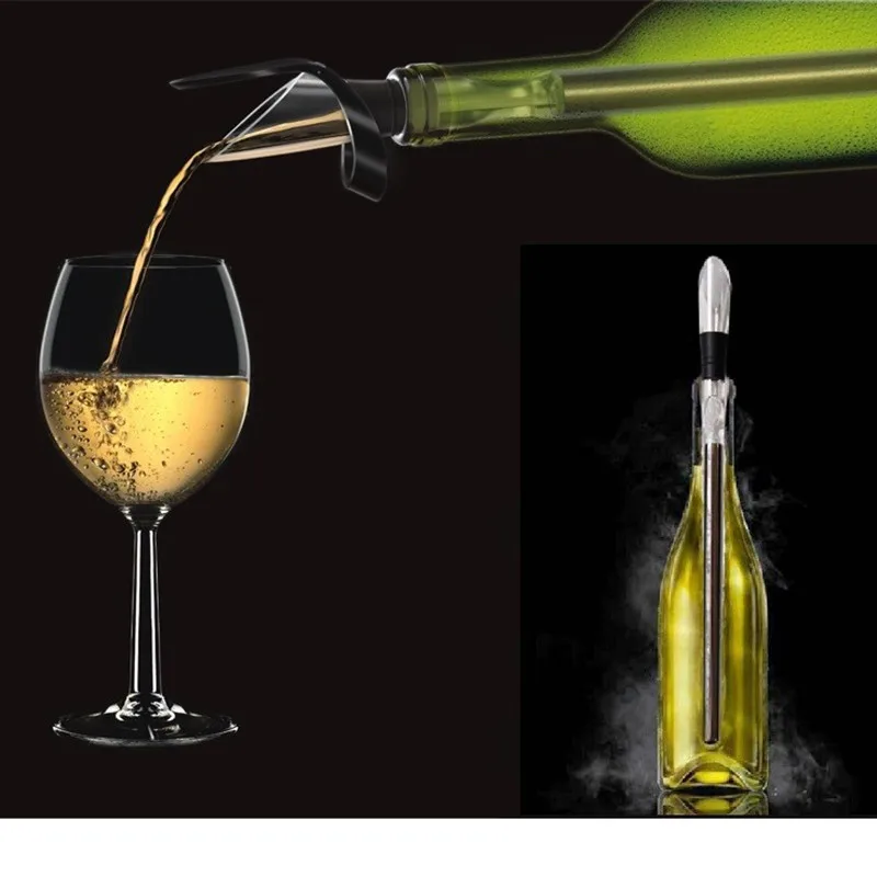 Волшебный охладитель для вина из нержавеющей стали, быстрый охладитель для вина, охлаждающий стержень для виски, палочка для вина, Пивной Напиток, инструмент для замороженного бара