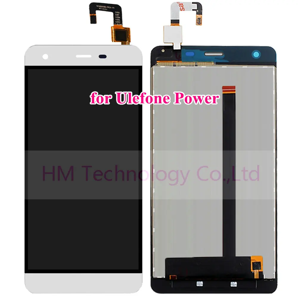 White LCD TP for Ulefone Power 5 5 LCD Display Touch Screen Digitizer Panel Assembly Phone