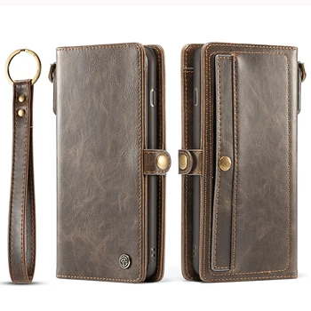 

Caseme Luxury Leather Case For iPhone 7 7 Plus 6 6S Multi-function Magnet Wallet Back Cover Car Phone Case For iPhone 6 6S Plus