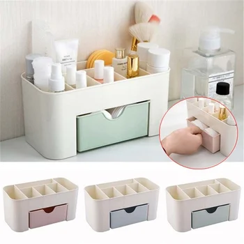 

1X Women Makeup Case Storage Organizer Cosmetic Holder Container Box With Drawer