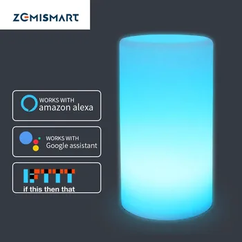 

Colorful Children Lamp Ambient Light RGB Phone App Control Alexa Google Home Voice Christmas Gift