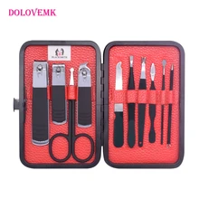 Dolovemk маникюрный набор ножницы и щипчики для ногтей комплект профессиональный Утилита нержавеющей стали для маникюра и ухода за ногтями Набор инструментов