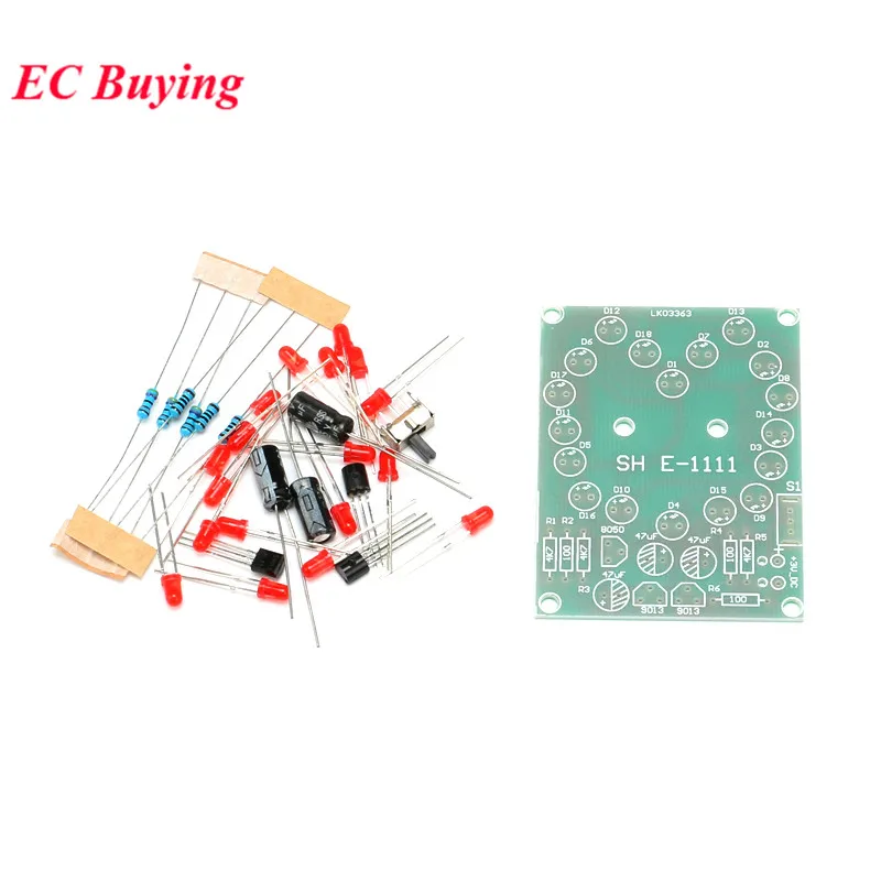 Najtaniej Elektroniczny zestaw do majsterkowania SMD SMT komponenty deska do ćwiczeń spawalniczych lutowanie umiejętność szkolenia początkujący zestaw elektroniczny do samodzielnego montażu
