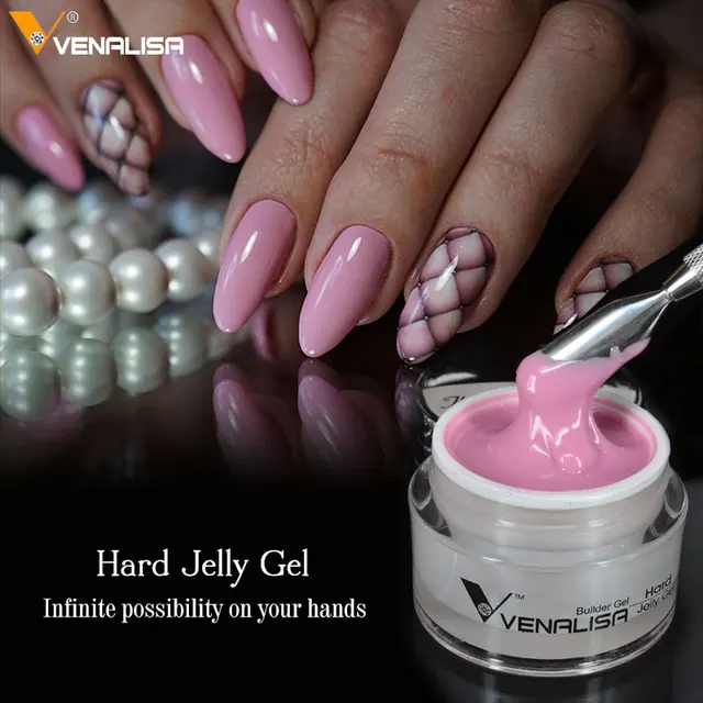 Venalisa 50ml Hardest Gel French Tips 4d Camouflage Sculpture Venalisa 50ml Hardest Gel French Tips 4d Camouflage Sculpture Canni Nail Art Manicure Builder