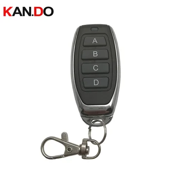 

w/ battery Metal case ABCD Key 4 CH 4CH RF Transmitter Wireless Remote Control ,315/433.92 MHz/lamp/ window/Garage Door/shutters