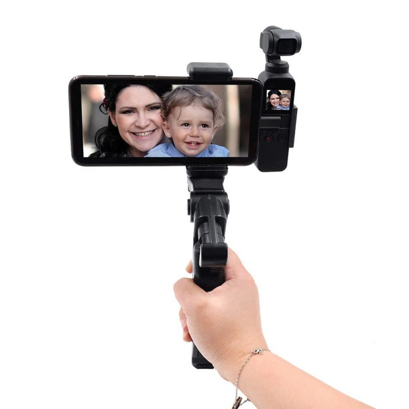 

Phone Holder Tripod 150 Degrees Rotatable Anti-slip Handheld Cellphone Bracket Monopod Accessories