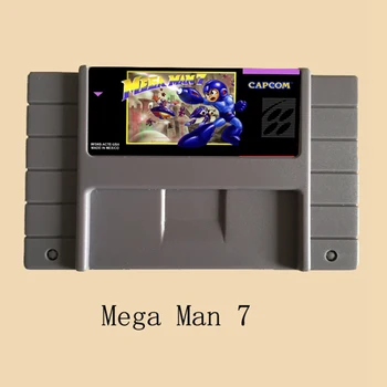 

Mega Man 7 16 bit Big Gray Game Card For NTSC Game Player