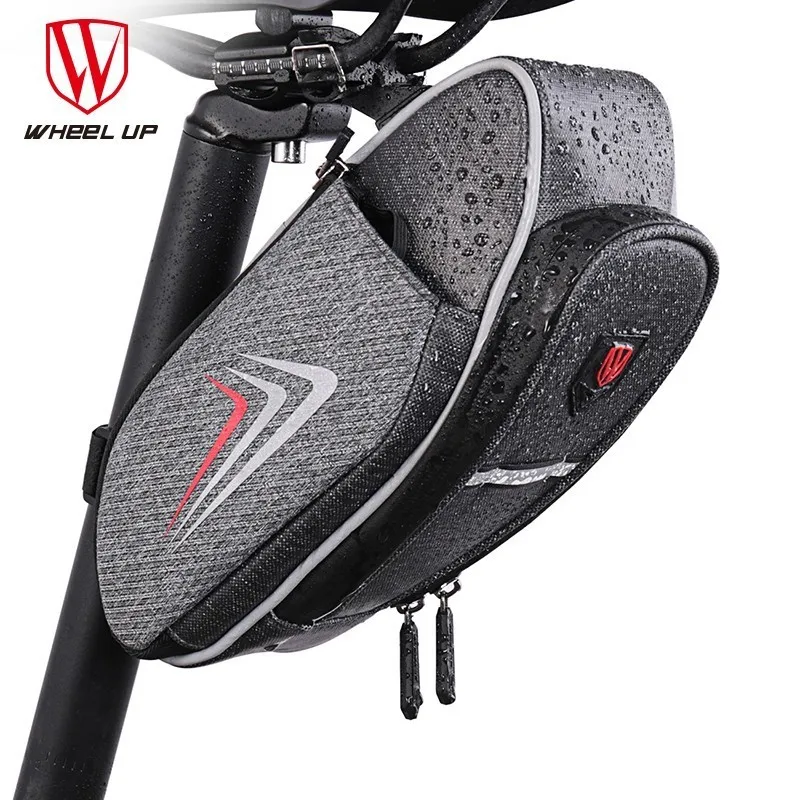 WHEEL UP Waterproof Bicycle Saddle Bag With Water Bottle Pocket MTB