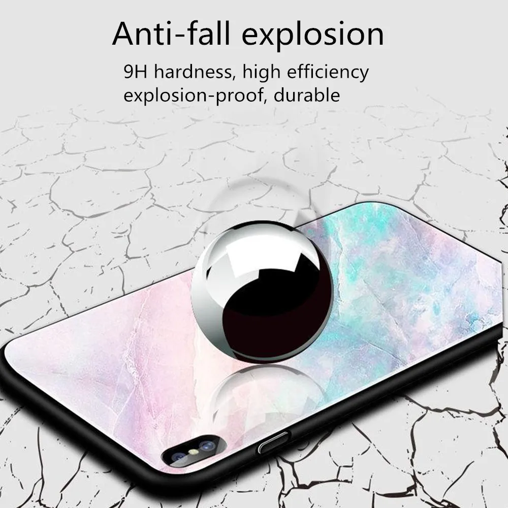 ins iphone玻璃手机壳 7