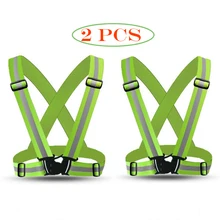 VESTBELT-01 Visibily светоотражающий жилет с полосами Регулируемый многоцелевой Бег Велоспорт Мотоцикл безопасность прогулки неоновый цвет