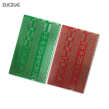 ZUCZUG 2 шт./лот 7x11 см Прототип; универсальный SMD DIP SOT монтажная плата pcb platine аксессуары для игр