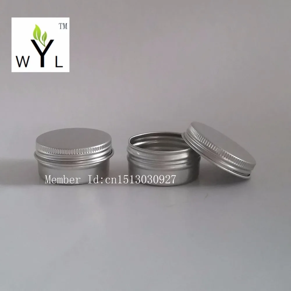 15g aluminium jars cream jars with screw lid,cosmetic case jar,15ml