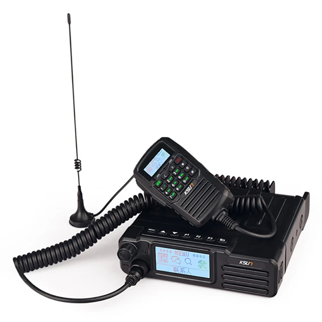 KSUN Car Walkie Talkie Dual Band VHF UHF GPS Control Dual Mode Car Station  Mobile Radio 40/50W Walkie Talkie Car Radio 50 KM - AliExpress