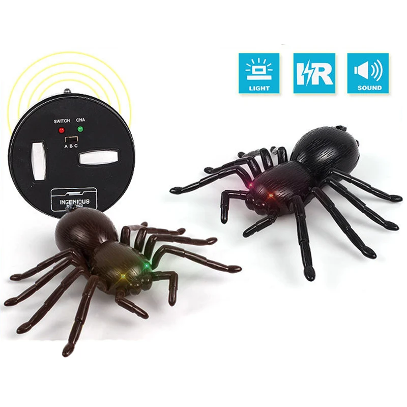 

Funny Simulation Infrared RC Remote Control Scary Creepy Insect Caterpills Toys robot antistress For Children Boy