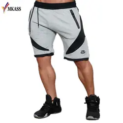 2018 новая распродажа мужские спортивные шорты брюки хлопок Бодибилдинг тренировочные брюки фитнес короткие Jogger повседневные тренажерные