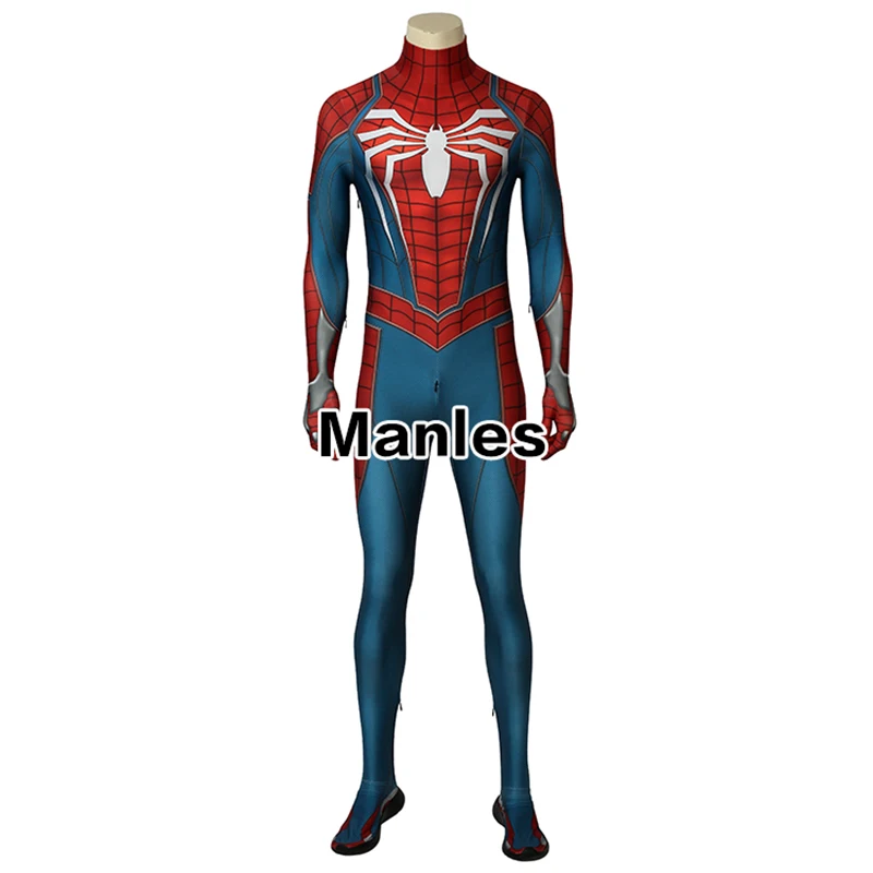 PS4 Game Marvel's Spider-Man Costume Homecoming Cosplay Carnival Adult Superhero Spiderman Jumpsuit Halloween With Shoes Sole PS4 Game Marvel's Spider-Man Costume Homecoming Cosplay Carnival Adult Superhero Spiderman Jumpsuit Halloween With Shoes Sole