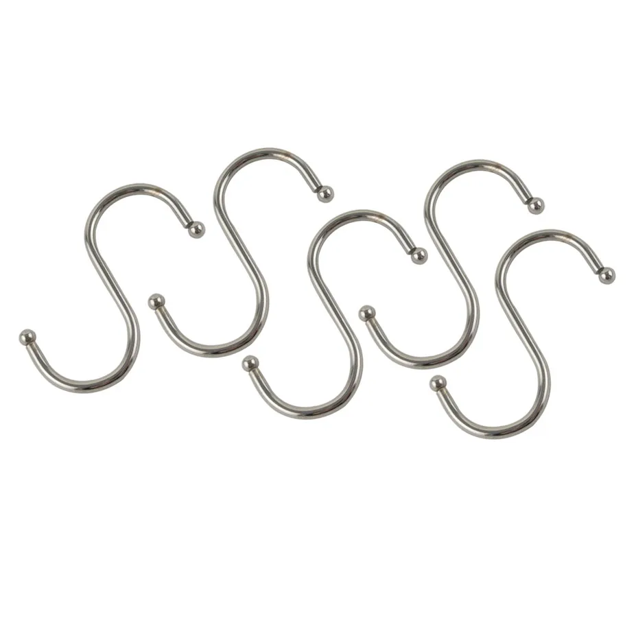10pcs 65mm Length S Shaped Hooks Hanger Kitchen Cabinet Storage Holders for Clothes Pot Pan Kitchen Hooks Holder 10pcs 65mm Length S Shaped Hooks Hanger Kitchen Cabinet Storage Holders for Clothes Pot Pan Kitchen Hooks Holder