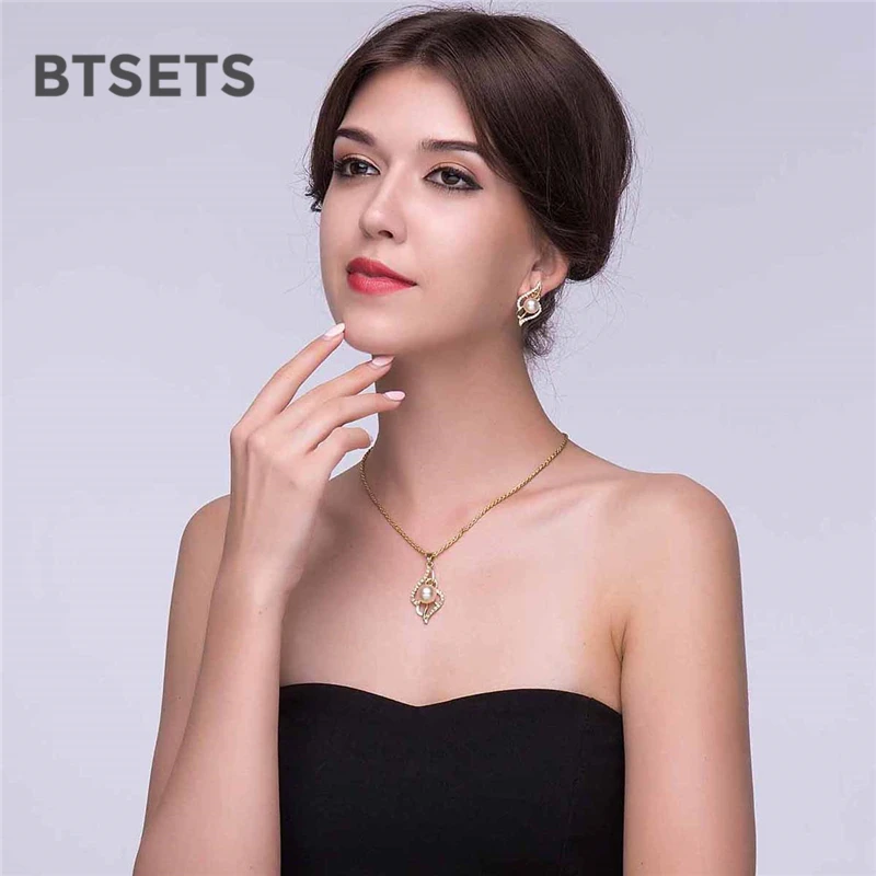

BTSETS Jewelry Sets Women Fashion African Beads Jewelry Set Heart Wedding Ethiopian Jewellery Luxury Dubai Bridal Jewelry Sets
