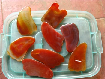 

8 NATURAL AGATEPOLISHED CRYSTAL MASSAGE Board Powerful Healing