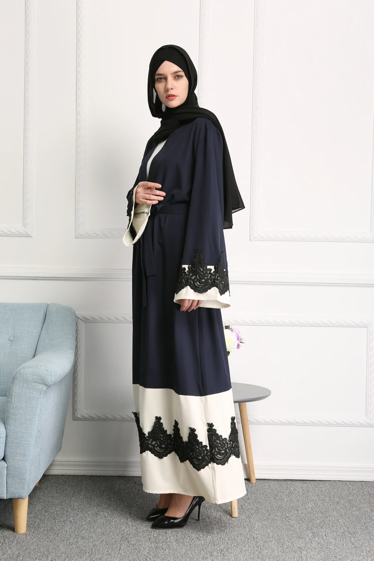 2019 Новый мусульманский Кафтан Исламская Абая кимоно для женщин