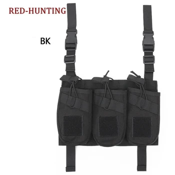 

New Triple M4 Mag Pouch Tactical Molle Rapid Reloading Magazine Pouch for Airsoft Wargame Gear Painball Hunting