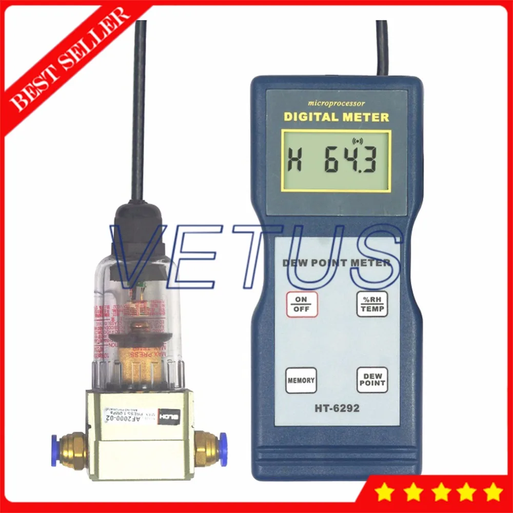 Portable Dew Point Meter Thermo Hygrometer Temperature and Humidity