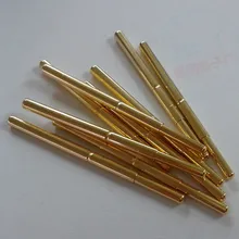 2 мм Позолоченные тестовая игла 1,7 мм круглая головка пружинный Пробник PA125-J полусферические головной зонд 34 мм круглая головка иглы