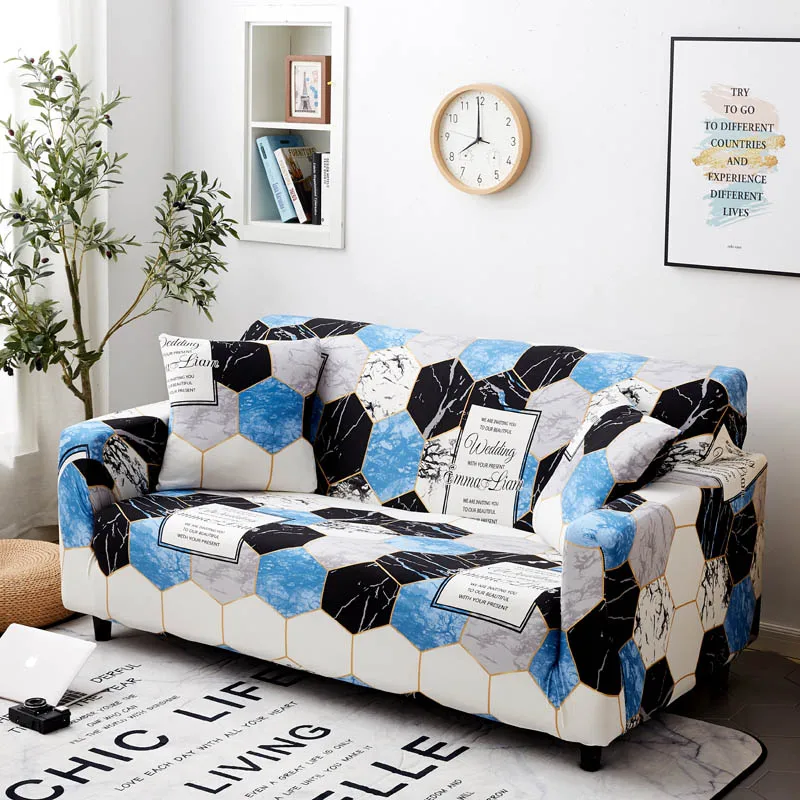 Эластичный чехол на диван стрейч все включено Slipcover диван полотенце секционный диван крышка стул угловая Крышка для мебели copridivano - Цвет: color11