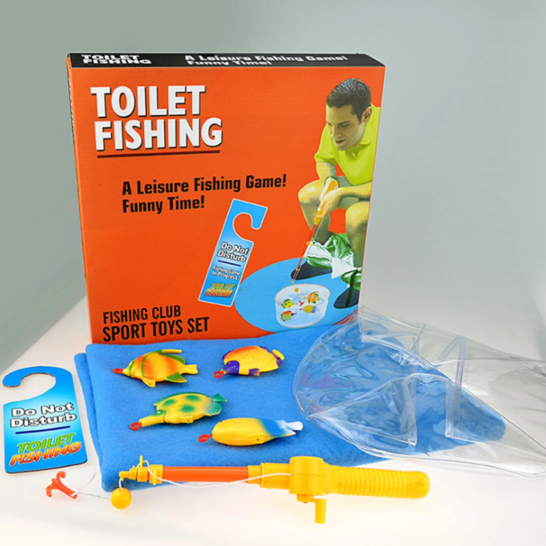 Мини-Туалет пластиковый Игровой Набор для рыбалки Potty Time Fishing Practice Kit новинка подарочные игрушки для детей