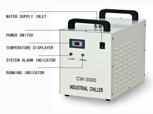Утром CW3000 охладитель воды промышленности охладитель для co2 лазерная гравировка Резка машины 6090 1390