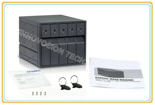 INNO 6205SSB 5*3," Горячая замена HDD модуль занимает 3*5,25" CD-ROM места