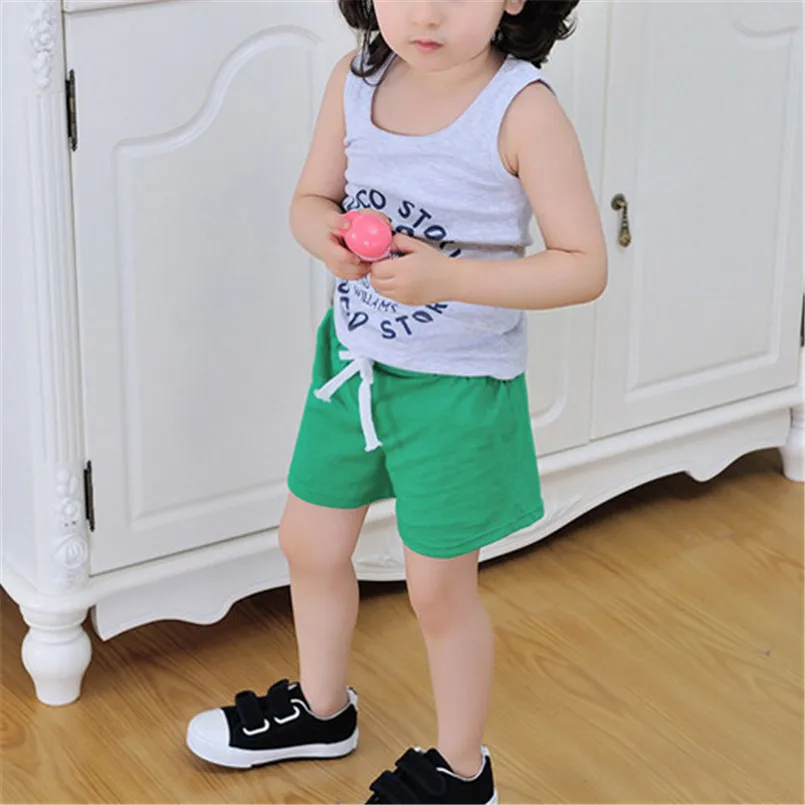 

Summer Children Cotton Shorts Boys And Girl Clothes Baby Fashion Pants Solid Shorts Pants For Kids Conjunto Infantil #F#40FE13