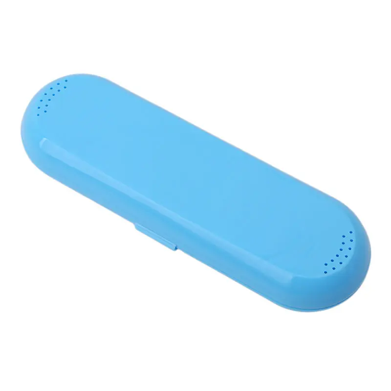 1 шт. полезный портативный держатель для зубных щеток аксессуары для ванной комнаты чехол для электрической зубной щетки дорожная коробка для хранения 3 цвета - Цвет: blue