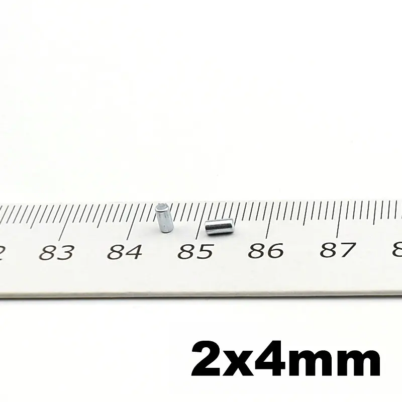 

Neodymium Sensor Small Magnets NdFeB Micro Precision Magnet Cylinder Dia. 2x4mm N42 Micro Magnetics 200pcs