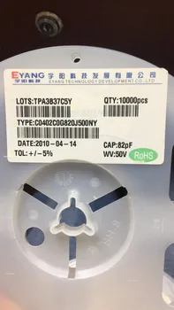 

100% 500PCS New and originalC0402COG820J500NY 0402 COG 82P capacitance