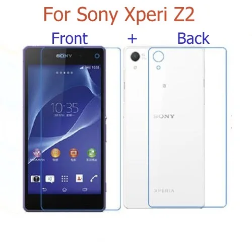 Передняя и задняя) HD прозрачный глянцевый и матовая пленка для sony xperia Z L36H Z1 L39H Z2 Z3 Z4 Z5 Premium Ultra plus Защитная пленка для экрана