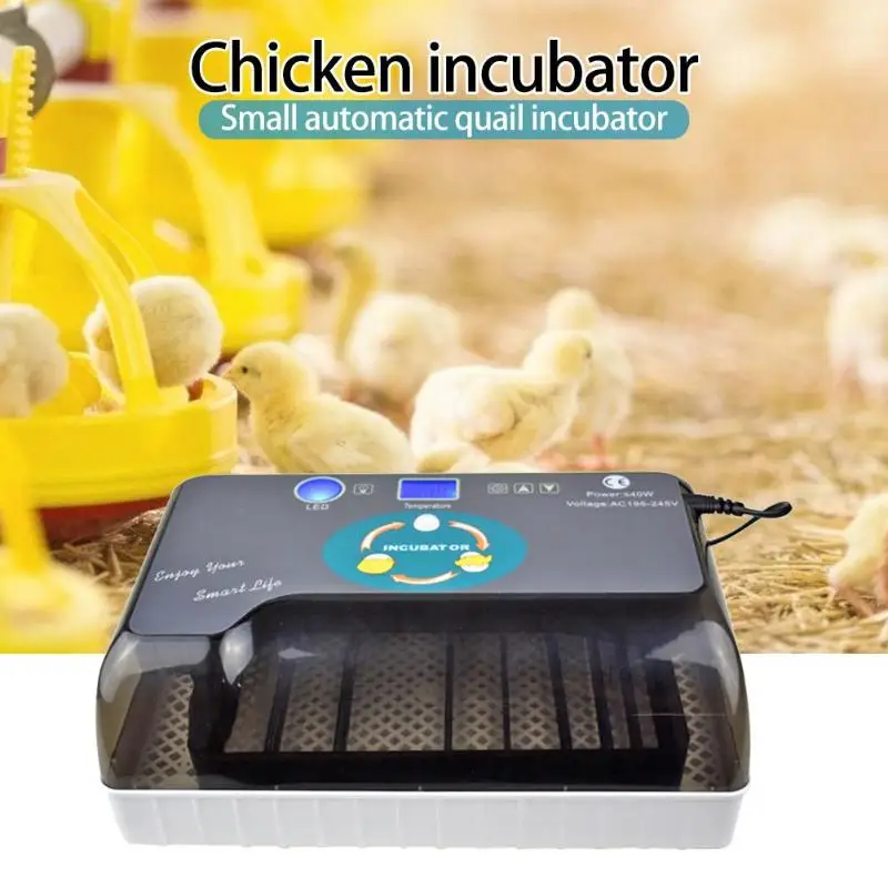 Цифровой автоматический инкубатор для яиц Интеллектуальный инкубатор для яиц инкубаторы для куриных уток птицы перепелиные яйца