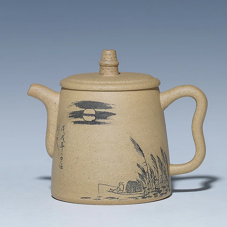 Сто верят темно-красный эмалированный керамический чайник Исин чайный набор сырой руды Сезам секция, глина стена Чжан Yuyi чашка горшок