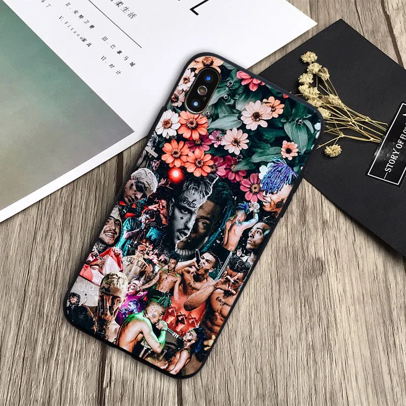 iphone 6s phone case Rap Singer XXXTentacion MC Cover Soft Silicone black Phone Case For iPhone 6 6plus 7 8plus 5 5S 5C SE For iPhone X XS XR XS Max iphone 6s plus phone case