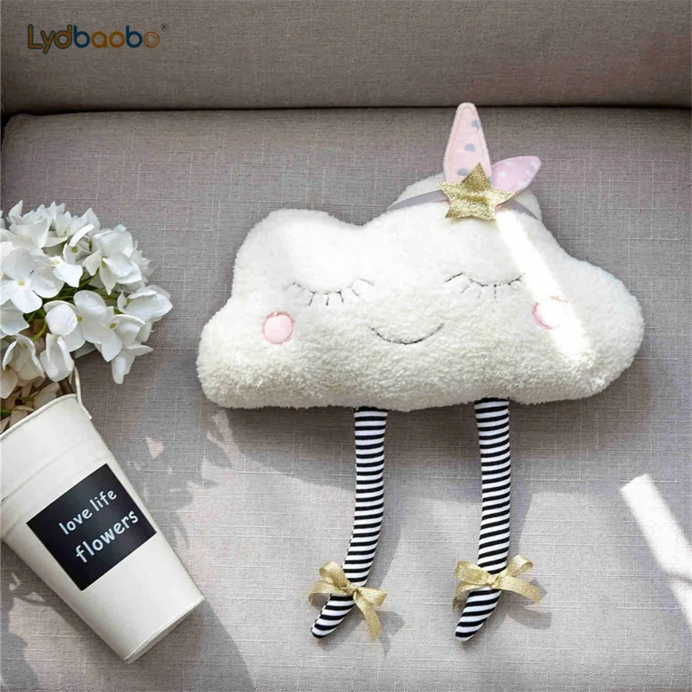 Новинка Ins Cloud мягкая плюшевая подушка Kawaii Cloud Мягкие плюшевые игрушки для детей для спокойного сна подушка подарок для девочки