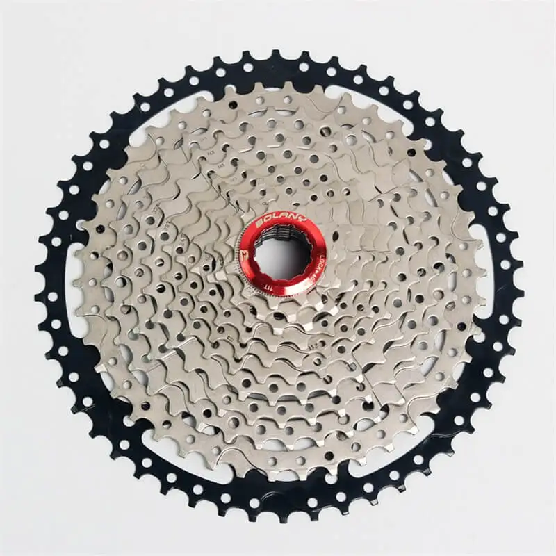 

BOLANY 11S 11-50T MTB Mountain Bike Freewheel Cassette Flywheel Bike Cassette Wide Ratio AL7075