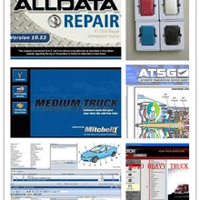 Alldata тяжелый грузовик alldata 10,53 и Митчелл, по заказу авто ремонт программного обеспечения+ система управления Mitchell Manager+ vivid+ atsg все данные