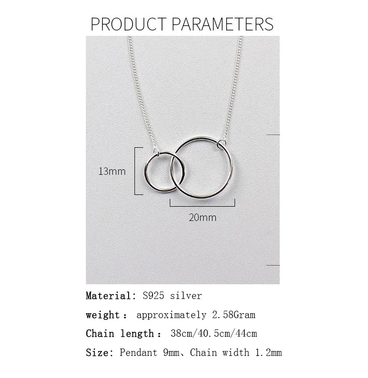 Geometric Minimalist Circle Necklace