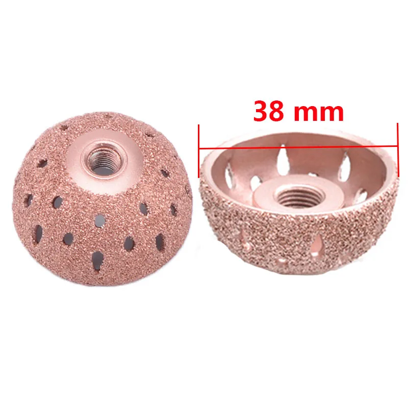 텅스텐 스틸 소재 반구형 공압 연삭 헤드, 연삭 상처, 타이어 타이어 수리 도구, 38mm